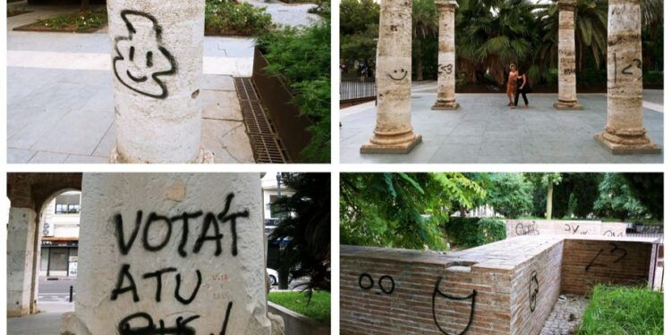 La dejadez del jardín del antiguo Hospital de Valencia, el que fuera el mejor jardín del mundo