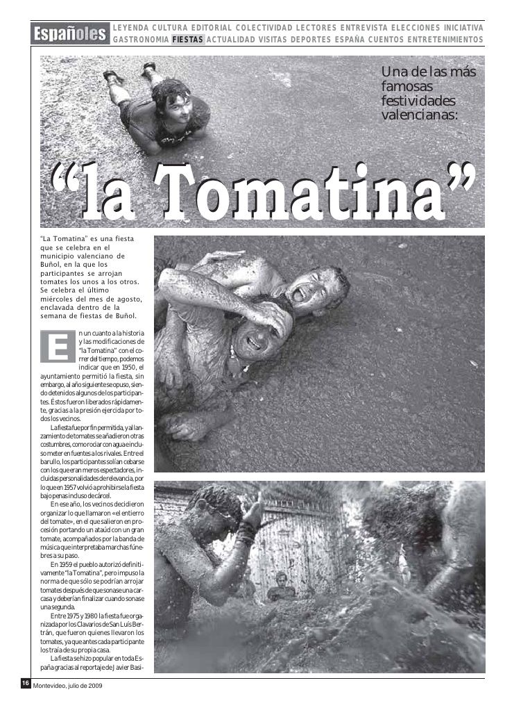 Recorte de una revista de Montevideo.