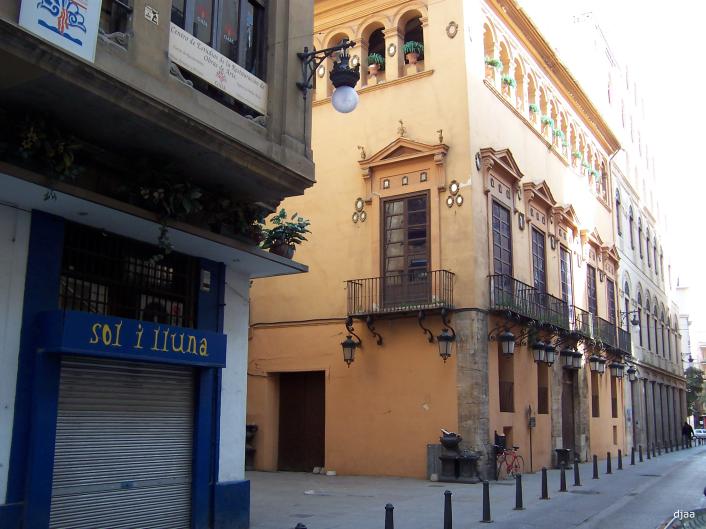 El Palacio de los Valeriola en la actualidad, C/La Mar. Fuente: jdiezarnal
