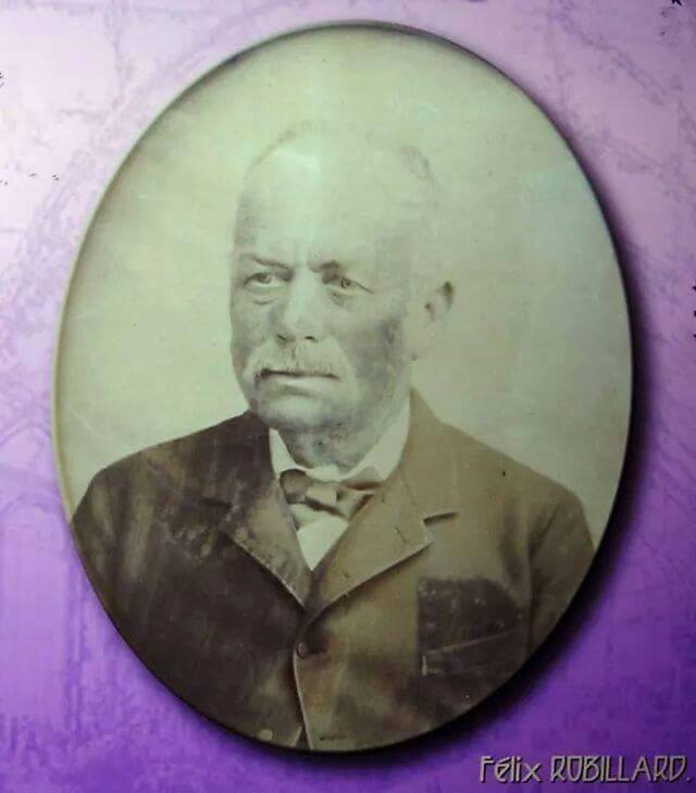 Félix Robillard Cloisier, foto cedida por Miguel Angel Belenguer en la exposición del Ateneo Marítimo con motivo del Segundo Centenario del nacimiento de Robillard (1812-2012).