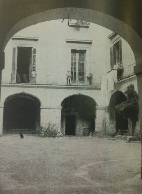Años 50 - Interior Palacio de Parcent. Fuente: http://palaciosdevalencia.blogspot.com.es/