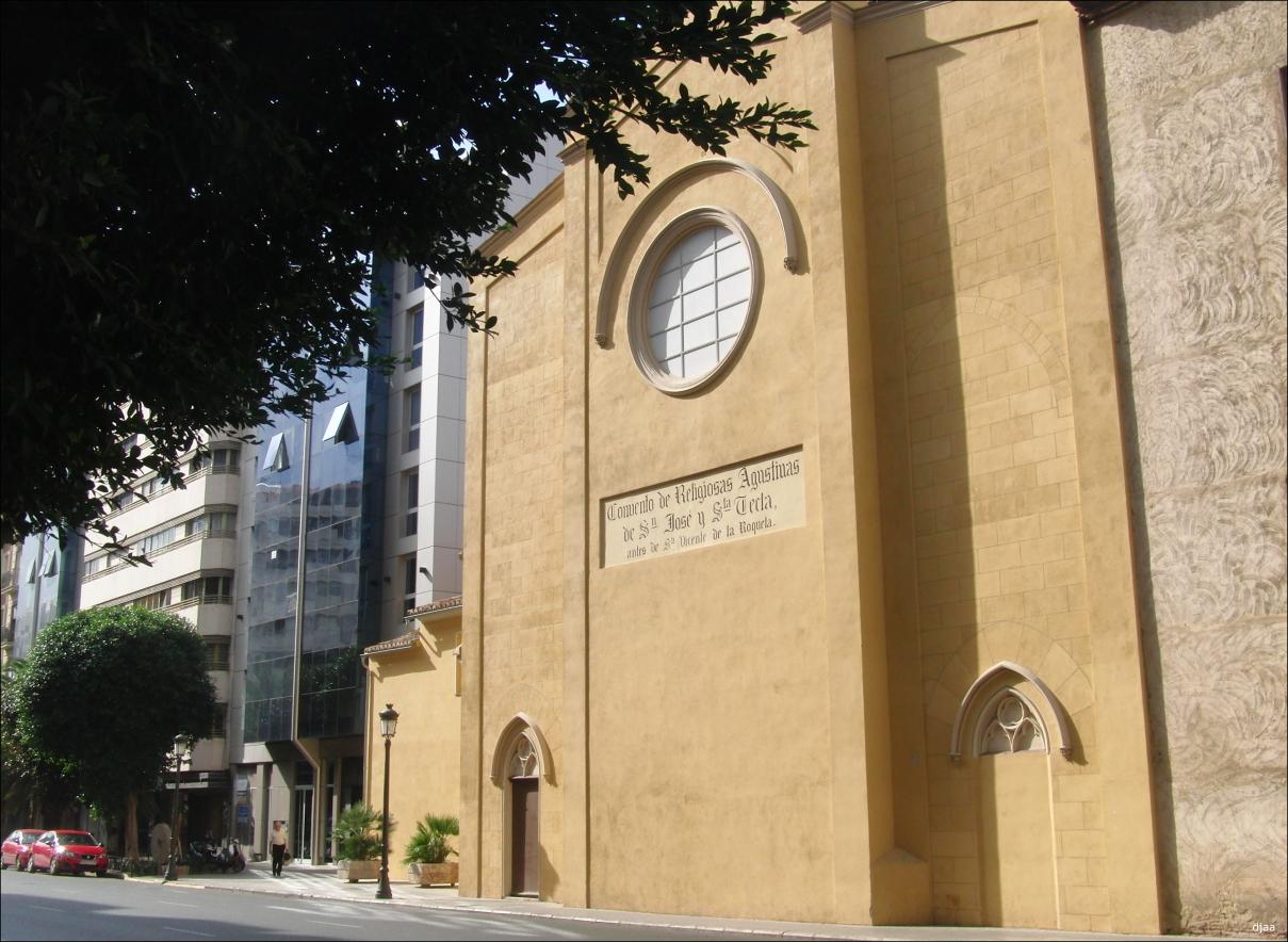 Monasterio de San Vicente de la Roqueta Basílica Sepulcral de San Vicente Mártir Sant Vicent de la Roqueta - c/ San Vicente, 126. Fuente: http://www.jdiezarnal.com/valenciasanvicentedelaroqueta.html