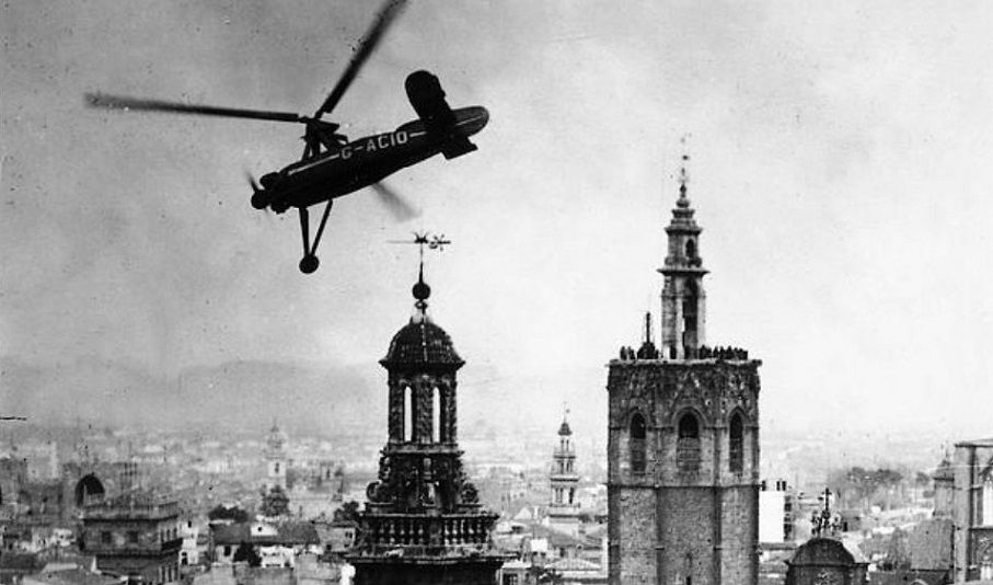 ¿Sabías que el autogiro La Cierva sobrevoló la ciudad de Valencia?