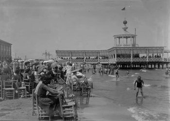 El desaparecido pabellón sobre el mar del Balneario de Las Arenas de Valencia