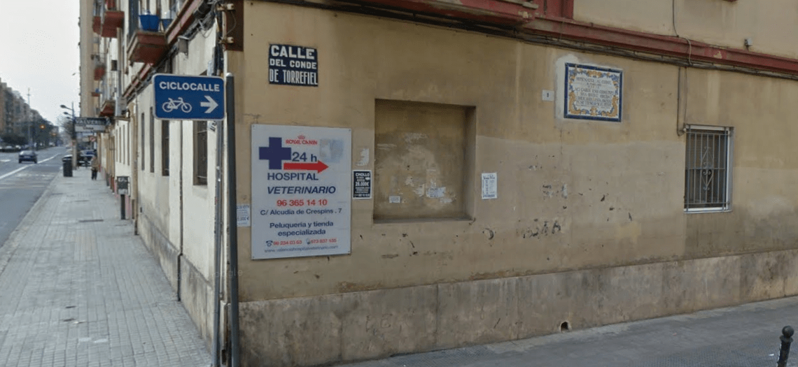 Lugar donde se encuentra el azulejo conmemorativo.