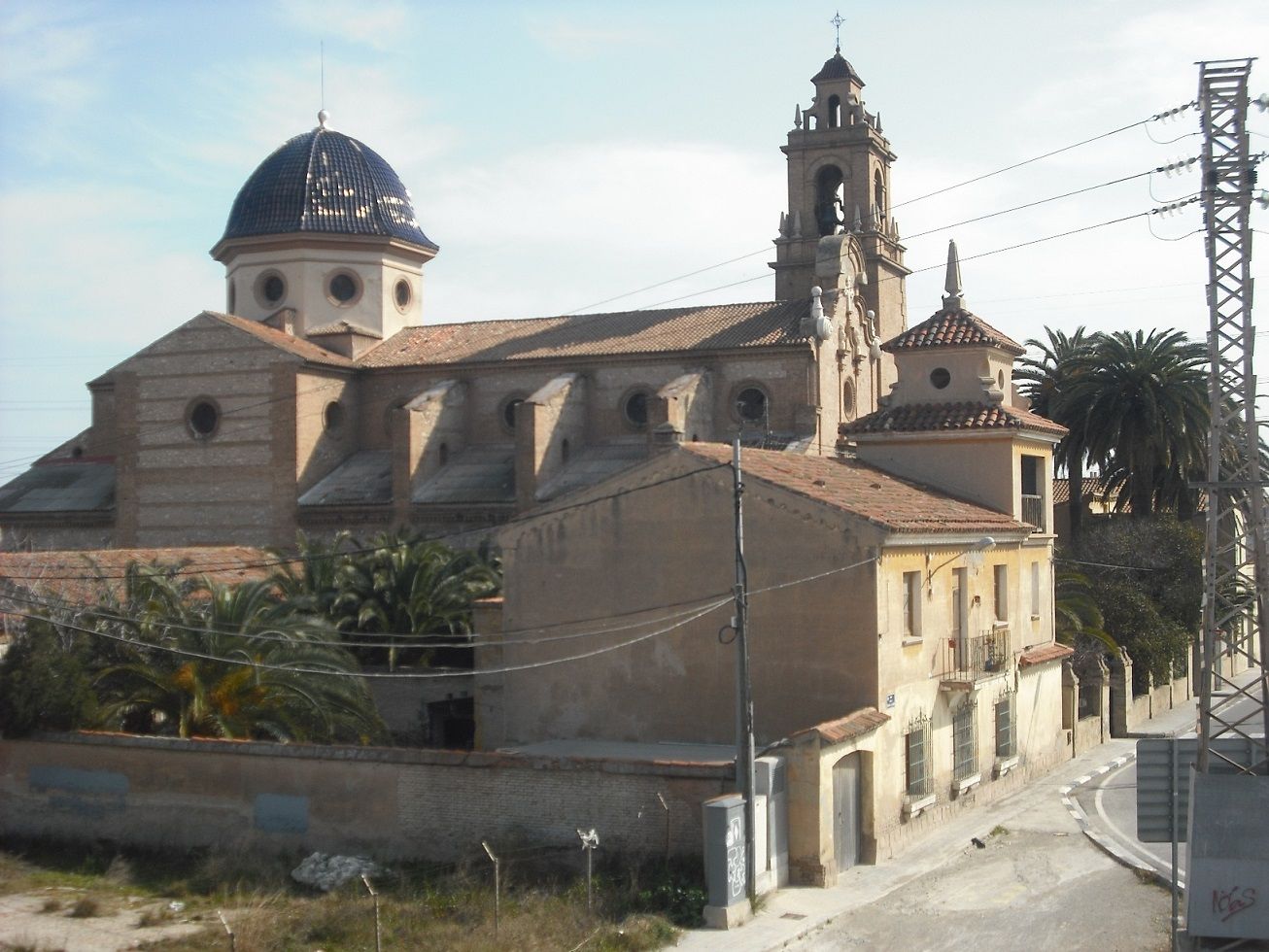 Iglesia de la Concepción en el barrio de La Punta (antigua partida del municipio de Ruzafa, posteriormente integrado en la ciudad de Valencia), donde ejerció como maestro Cayetano Ripoll. Fuente: Enrique Íñiguez Rodríguez (Qoan), CC BY-SA 3.0.