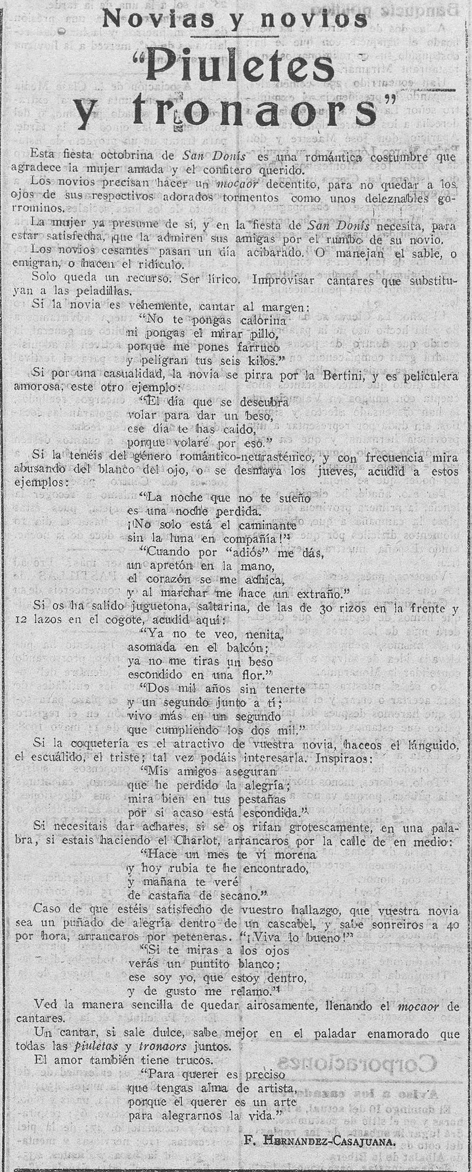 La Correspondencia de Valencia, 7 de octubre de 1920.