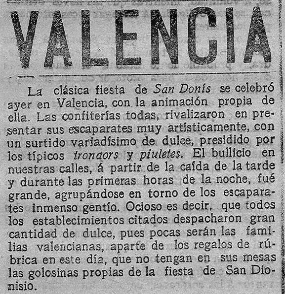 Las Provincias, 9 de octubre de 1914.