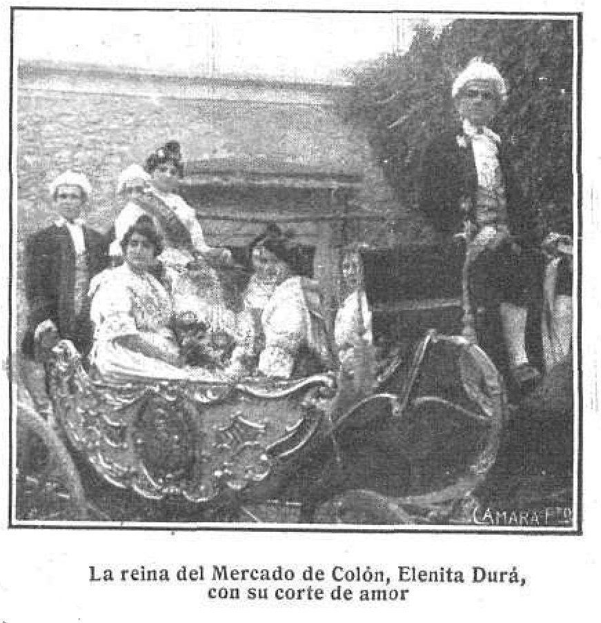 Fotos del 24 de diciembre de 1916 del Mercado de Colón (Mundo gráfico. 3/1/1917)
