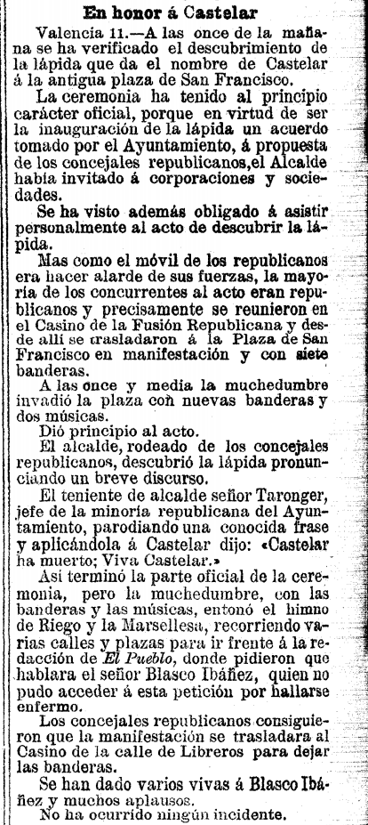 La Vanguardia, lunes 12 de febrero de 1900, página 2
