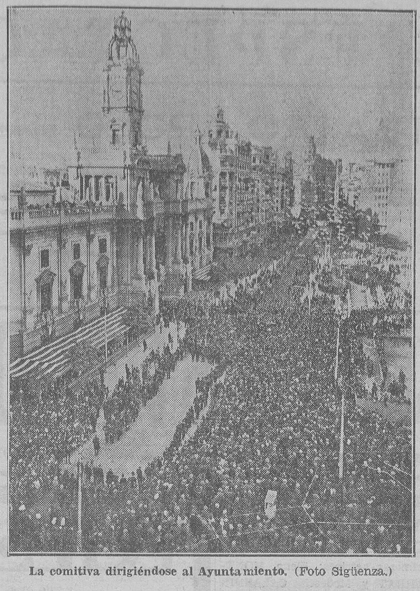 Las Provincias (31/10/1933), en referencia a los hechos del 29 de octubre.