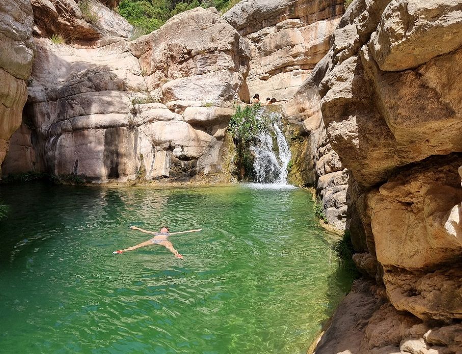 Las Charcas del Ral, las bellas pozas de agua de Cortes de Pallás
