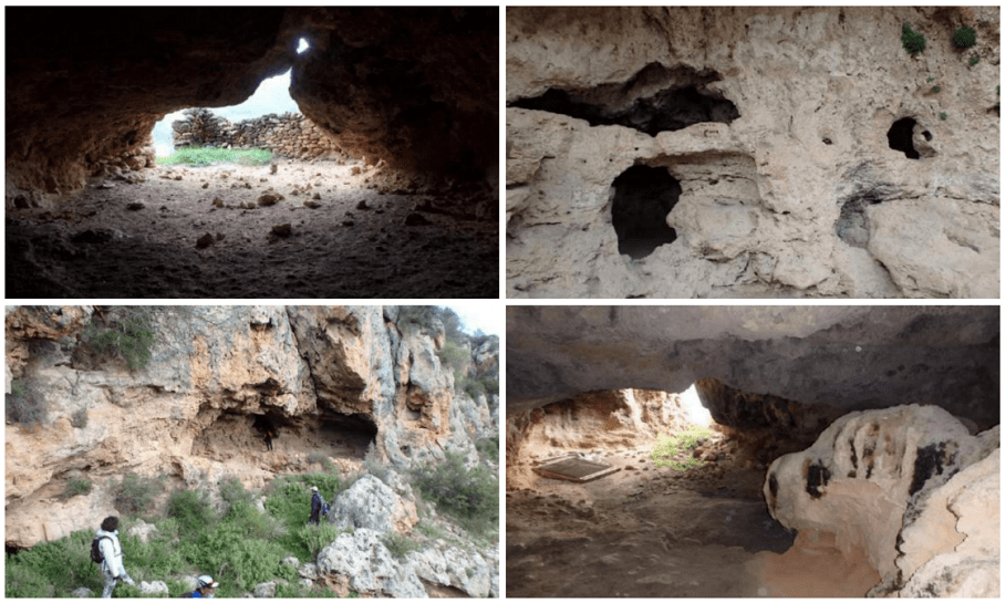 Cuevas, covachos, abrigos, refugios, oquedades y diferentes cavidades en una bella ruta por Viver