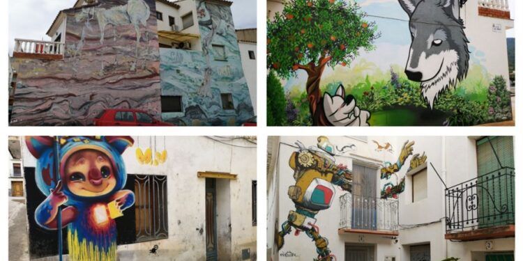 El MIAU de Fanzara, referencia mundial del arte urbano, paralizado por la censura de una obra