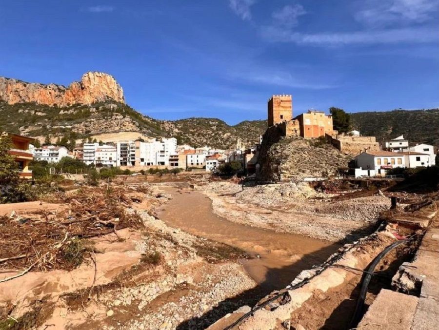 El Charco El Gruñidor ha desaparecido y el pueblo de Sot de Chera está devastado