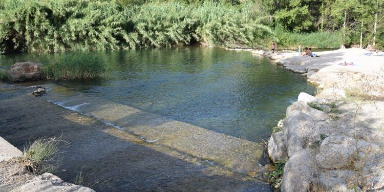 El Molino de Cirat, una preciosa zona de baño del río Mijares