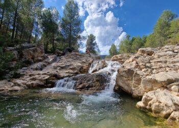 El Charco de Las Lumbres de Chera, un precioso paraje natural en el curso del río Reatillo