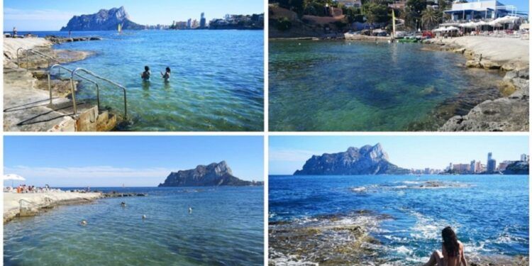 La Bahía de les Bassetes, un espectacular rincón con vistas al peñón de Ifach