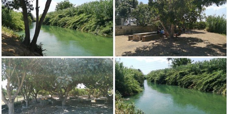 Les Penyetes, la pequeña zona recreativa de Alcàntera de Xúquer junto al río Júcar