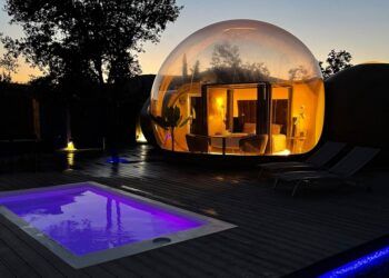 Así es el camping de la Comunitat Valenciana para ver las estrellas desde una burbuja