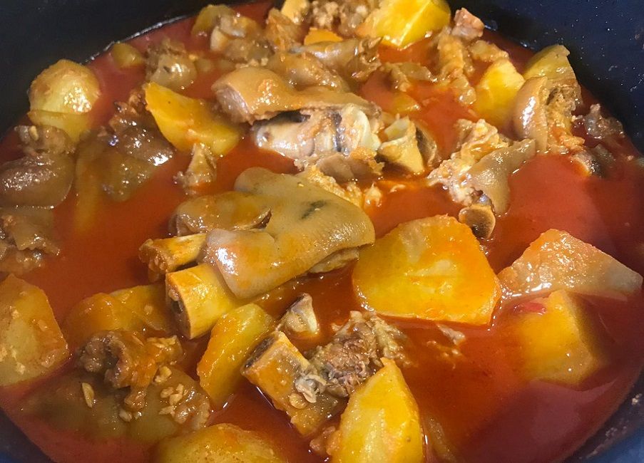 Recetas de maestros valencianos: Allipebre de manitas de ministro de Raúl Magraner