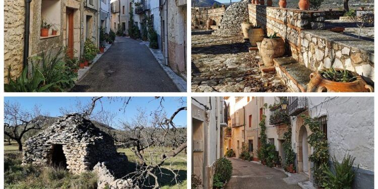 Tírig, una bella población del Alt Maestrat rodeada de construcciones de piedra en seco