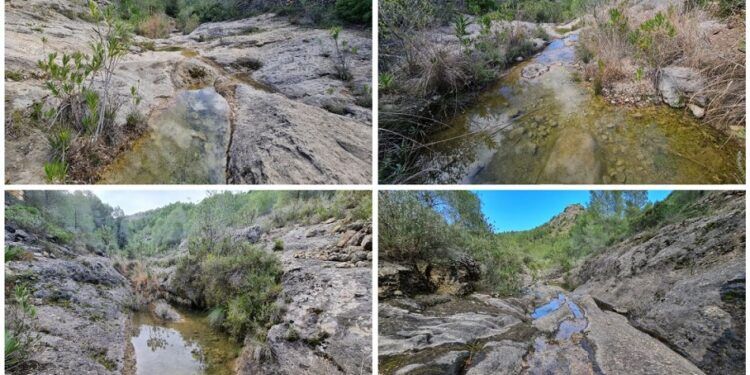Els Tolls de Aielo de Rugat, los Charcos del Barranc del Frare