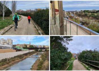 El Paseo Fluvial del Serpis, un recorrido junto al río Serpis en Gandia