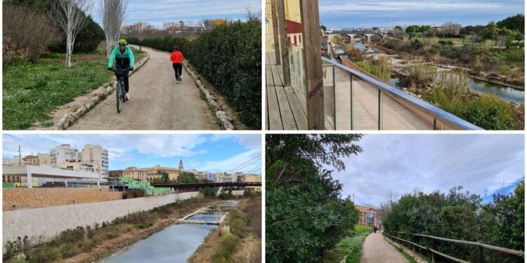 El Paseo Fluvial del Serpis, un recorrido junto al río Serpis en Gandia