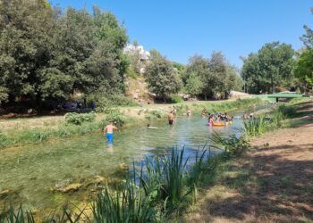 El Paraje Natural del Riu Nou de L´Alcúdia de Crespins, una bella zona de baño en La Costera
