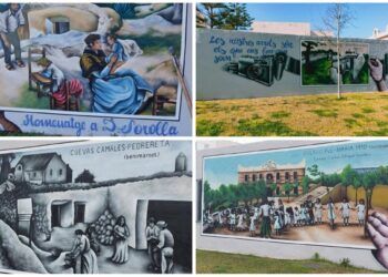 El mural de arte urbano del Parque Lineal que homenajea a Sorolla y al barrio de Benimàmet