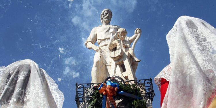 La huella de San José en Valencia, el santo patrón de las Fallas