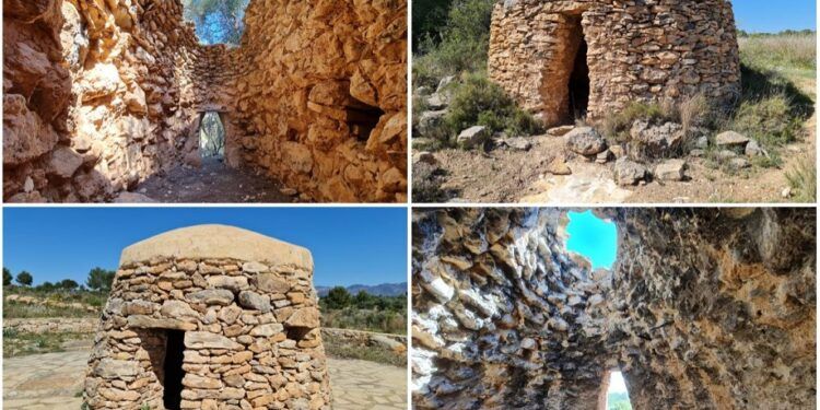 La Ruta de los Cachirulos de la Pobla de Vallbona, ruta por viejas construcciones de piedra en seco