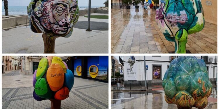 La Ruta CarxofArt, una ruta que pasa por 11 esculturas de arte urbano con forma de alcachofa
