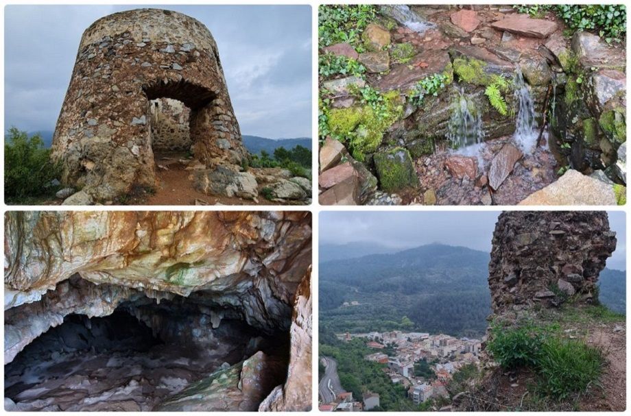 La Ruta del Molí de l´Aire, la Cova de l´Oret y su barranco, la Peña de la Boda y el Castillo de Eslida