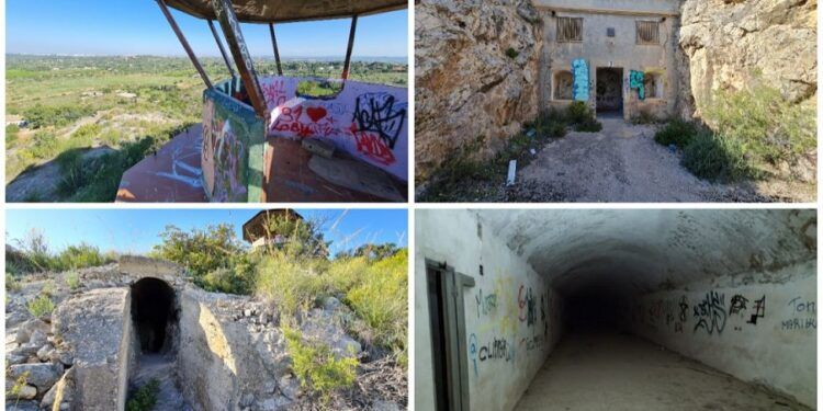 El Polvorín de Riba-roja de Túria, un patrimonio histórico y militar en ruinas