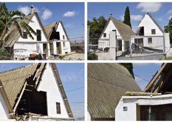 Las barracas de Panach en grave estado de abandono, ruina y ocupación