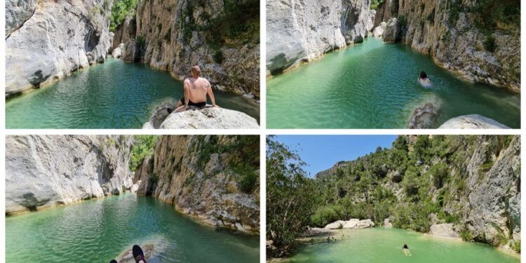 El Toll de l´Estret, una espectacular piscina natural encajonada en un estrecho
