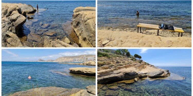 La Cala del Amor, una preciosa calita de la ciudad de Alicante