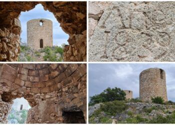 La ruta de los Molinos de Viento de Gata de Gorgos, un sencillo recorrido hasta dos molinos