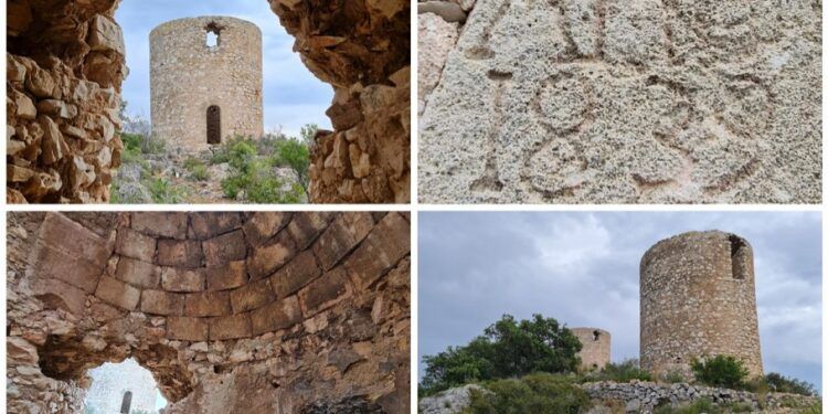 La ruta de los Molinos de Viento de Gata de Gorgos, un sencillo recorrido hasta dos molinos