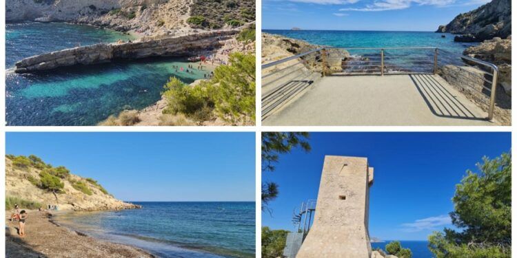 El Sendero de la Costa de La Vila Joiosa, una preciosa ruta llena de calas y playas