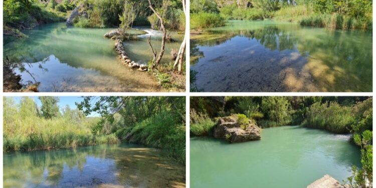 De rutica por los Charcos de Jalance, rincones del río Júcar llenos de paz