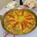 Paella Valenciana de La Safor, una paella con «pimentó y mandonguilles»
