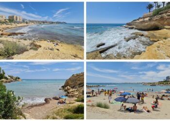De ruta por las playas y calas de El Campello desde Illeta dels Banyets hasta Cala de les Palmeretes