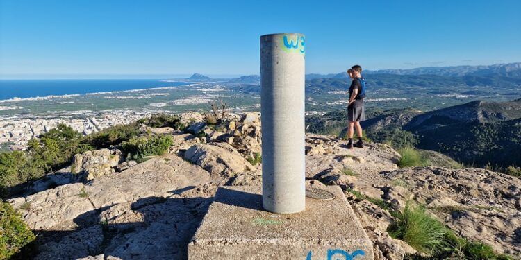 El Molló de la Creu por el barranc de les Escaletes, una ruta en Gandia con espectaculares vistas