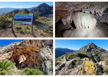Un paseo por Parpalló-Borrell para conocer varias cuevas, la Penya Negra y la Font del Garrofer