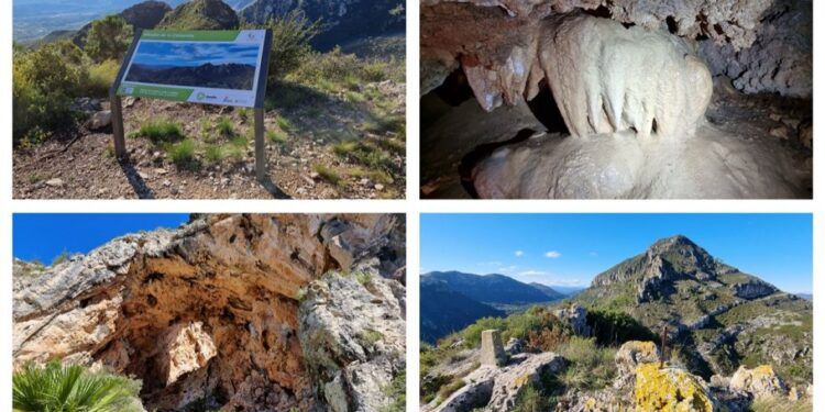 Un paseo por Parpalló-Borrell para conocer varias cuevas, la Penya Negra y la Font del Garrofer