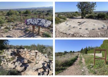 El abandonado Mirador de El Tos Pelat de la Pobla de Vallbona, un rincón de la Serra Calderona