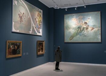 Tres grandes maestros de la pintura valenciana (Pinazo, Sorolla y Mongrell) en una exposición